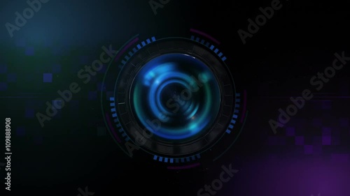 Animation photography camera lens