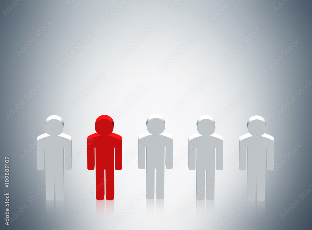 Recruitment concept people icons Recruitment concept people icons