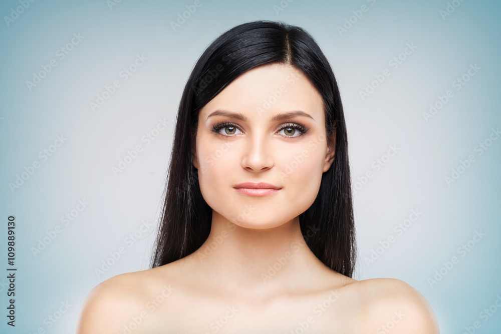 Brunette girl portrait