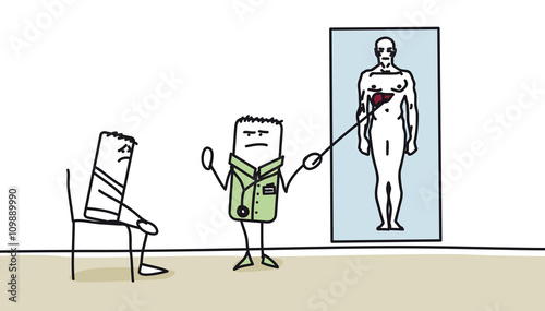 Consultation à l'hôpital - Maladie du foie