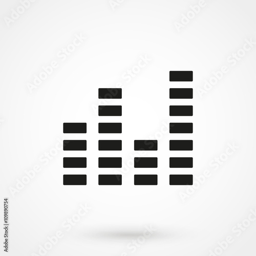 Equalizer icon.