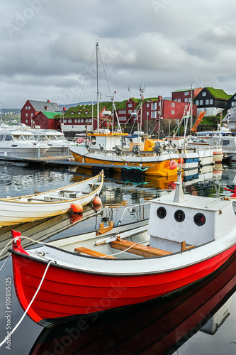 Fishing boats in the harbou...