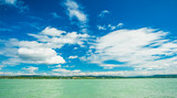 Lake Balaton in summer