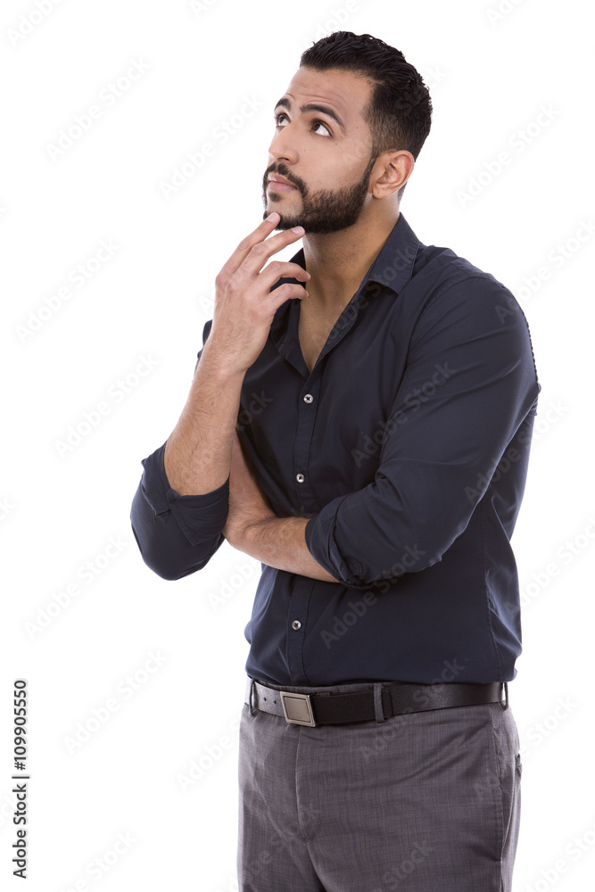 successful businessman on white successful businessman on white