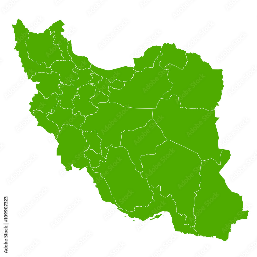 イラン　地図　国　アイコン