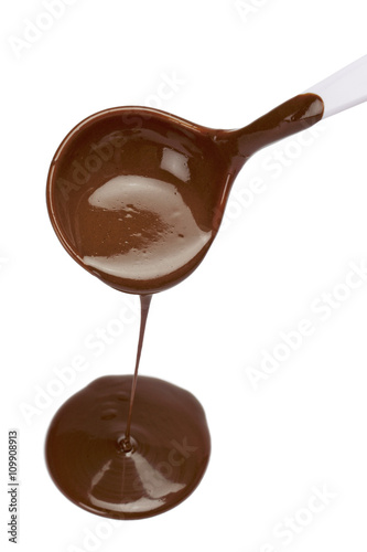 chocolate and ladle