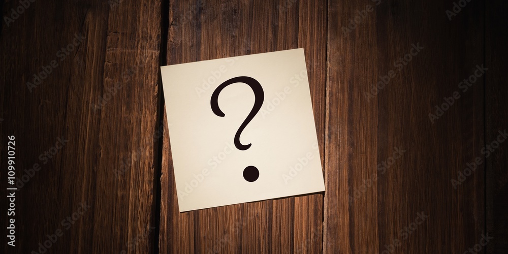 Composite image of question mark Composite image of question mark