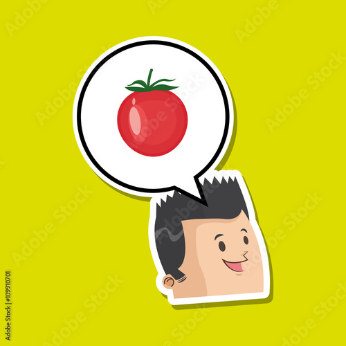 Healthy food design. organic food. natural product
