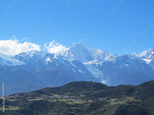 Meili Meri  Snow Mountains or Meili Xue Shan  Kawagebo peak and