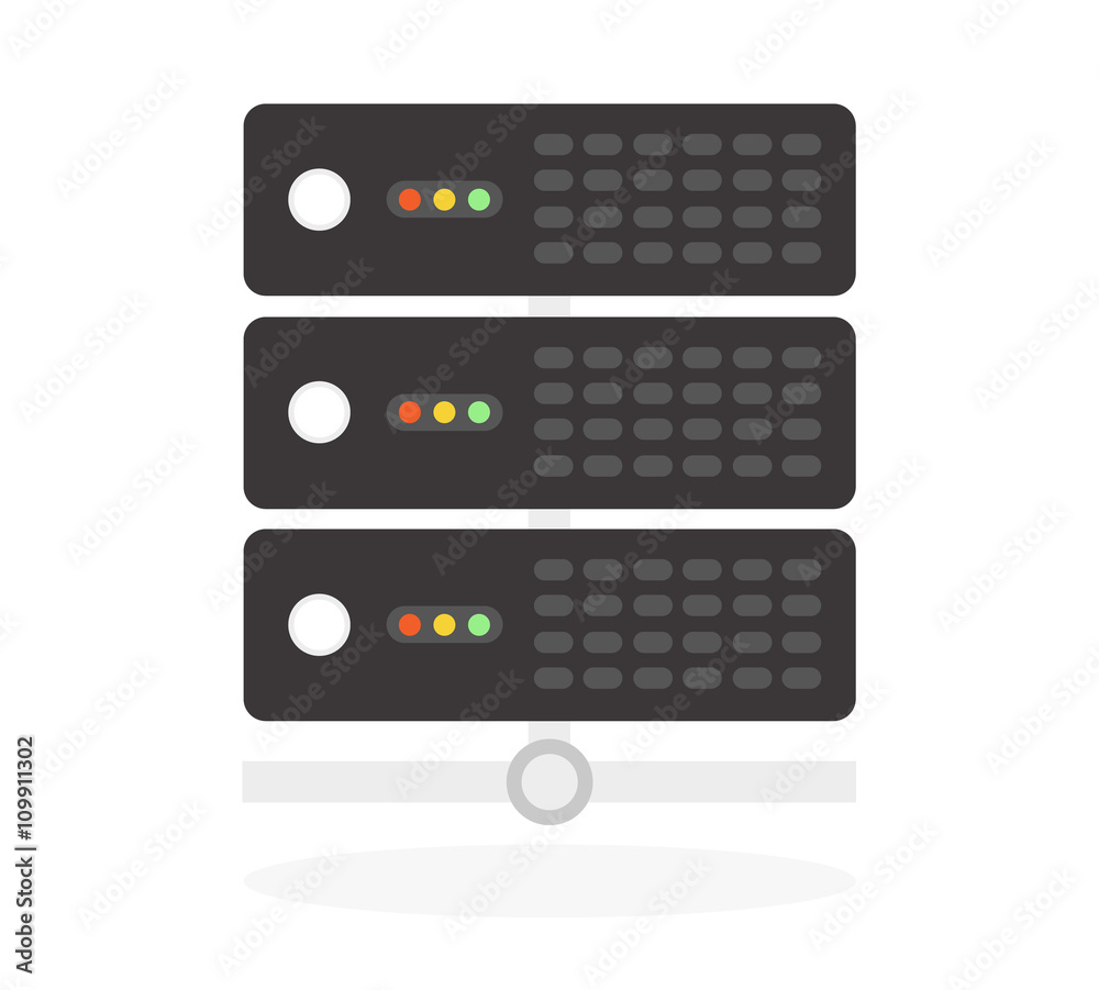 server vector icon flat design server vector icon flat design