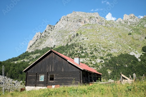 Zastan Karaula Refuge In Prokletije Mountains, Montenegro photo