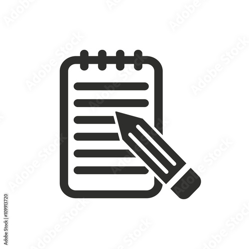 Notepad - vector icon.