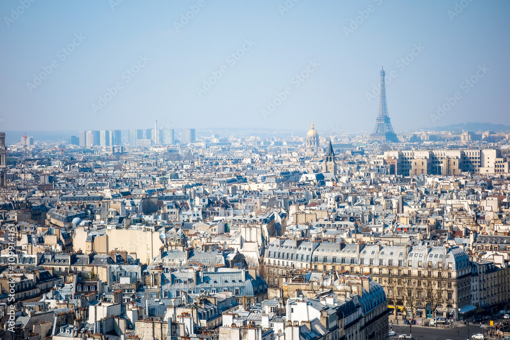 The Eiffel Tower (nickname La dame de fer, the iron lady),The to