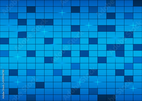 Abstract background blue windows
