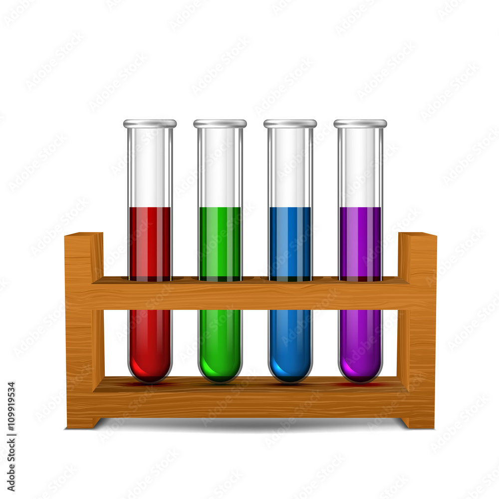 Colorful Test Tubes Colorful Test Tubes