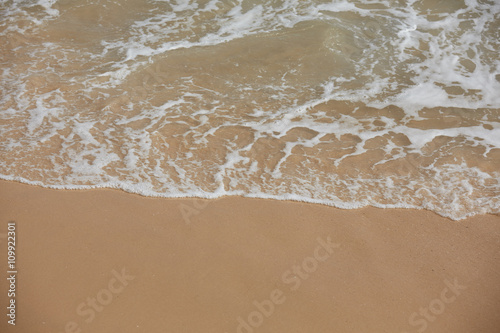 waves on the beach