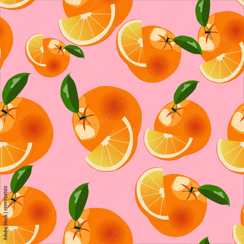 Obraz premium Vector orange pattern