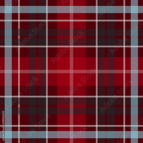 Vector seamless scottish tartan pattern in  red, blue, black. British or irish celtic dark design for textile, fabric or for wrapping, backgrounds, wallpaper, websites