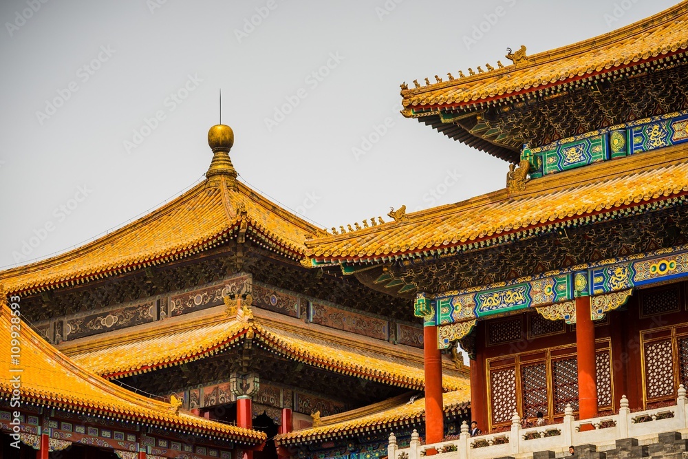 The forbidden city in Beijing