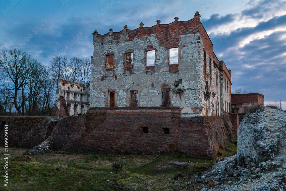 Ruins of Krupe castle, Poland