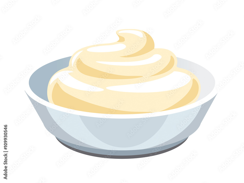 Sauce. Mayonnaise. Stock Illustration Adobe Stock