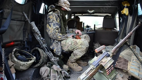 Public exhibition of military equipment, weapon and celebration of 2-year anniversary of creation of the regiment 