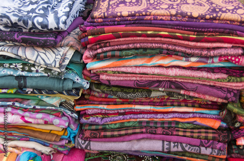 Fabric - pile - color - decoro - handmade