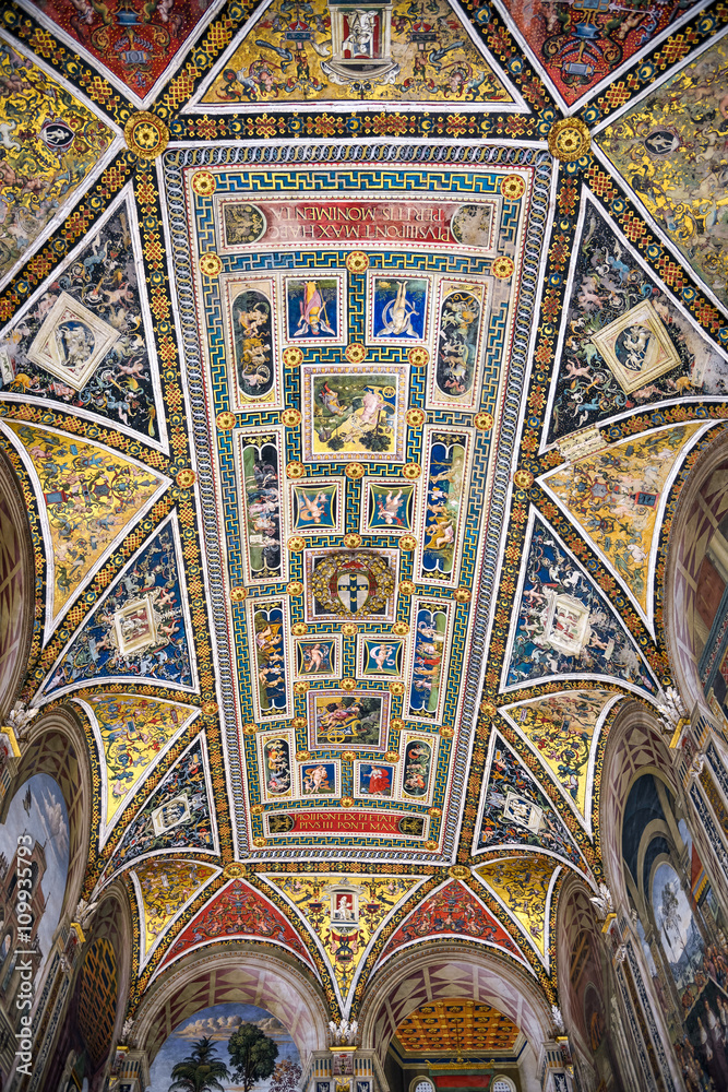 Interior view of  Sienna Cathedral