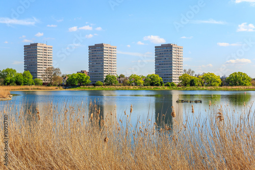 Canvas Print Woodberry Wetlands in London