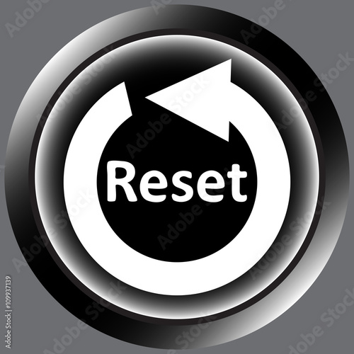 Icon black reset