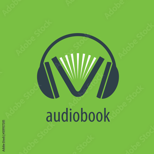 Audiobook. Vector logo template