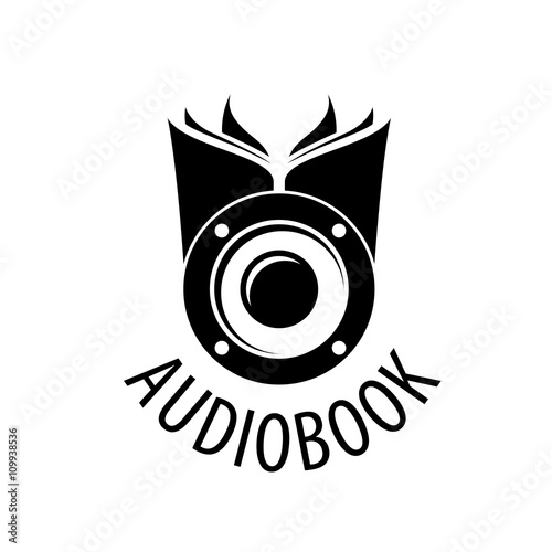 Audiobook. Vector logo template
