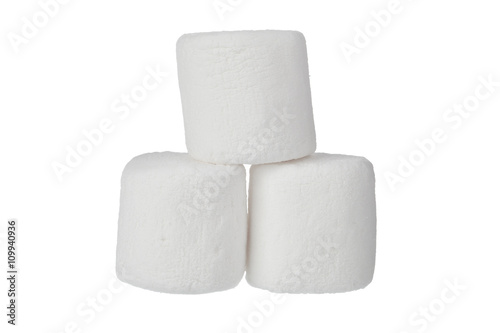 three marshmallows