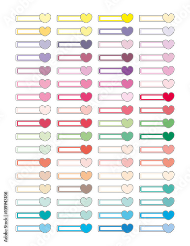 Digital planner, Digital stickers, planner headers, labels