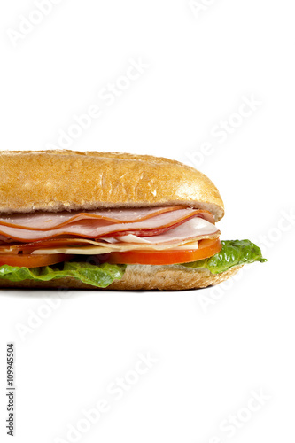 cropped hamburger sandwich