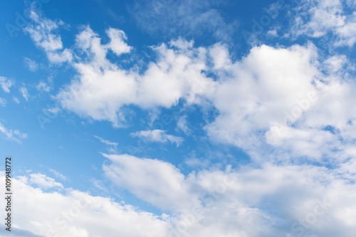 Blue sky and clouds