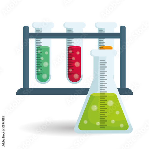 Science design. Research concept. Chemistry illustration