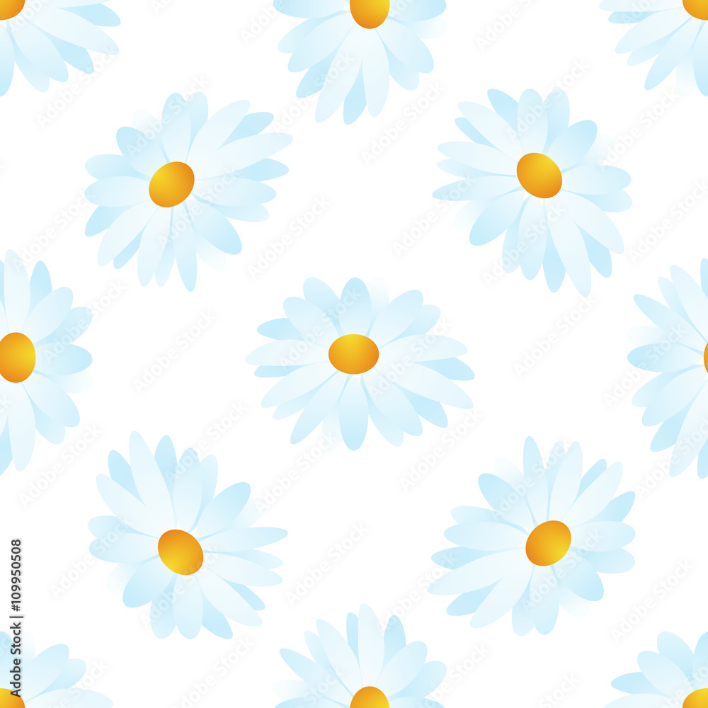 seamless of camomiles seamless of camomiles