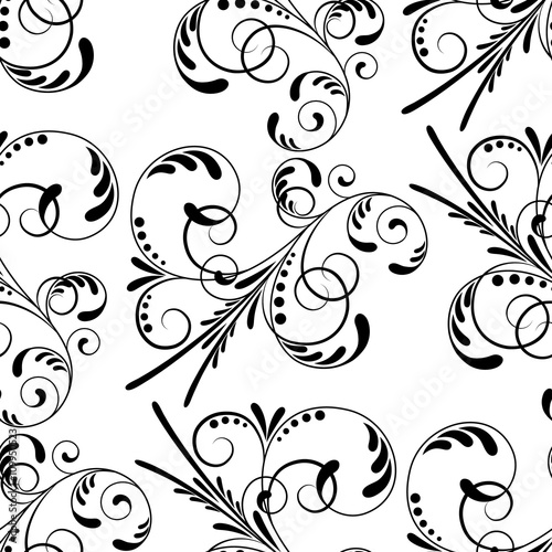 white seamless pattern