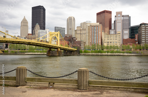 Pittsburgh Pennsylvania Downtown City Skyline Allegeny River photo
