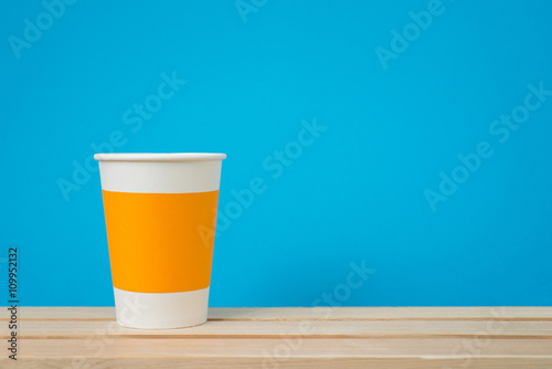 Open paper cup photo