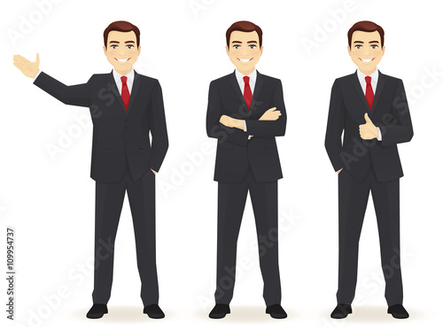 Set of business man