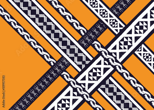 Geometric ethnic pattern seamless design for background,wallpaper,clothing and wrapping. 