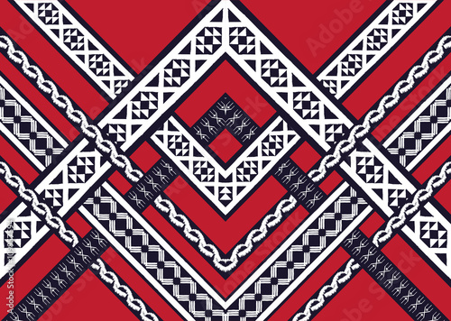 Wallpaper Mural Geometric ethnic pattern seamless design for background,wallpaper,clothing and wrapping.  Torontodigital.ca