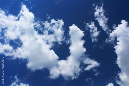 Sky and white clouds