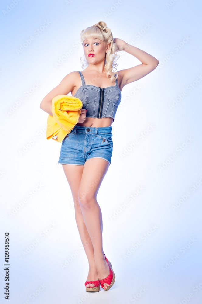 Fifties style retro pinup Fifties style retro pinup