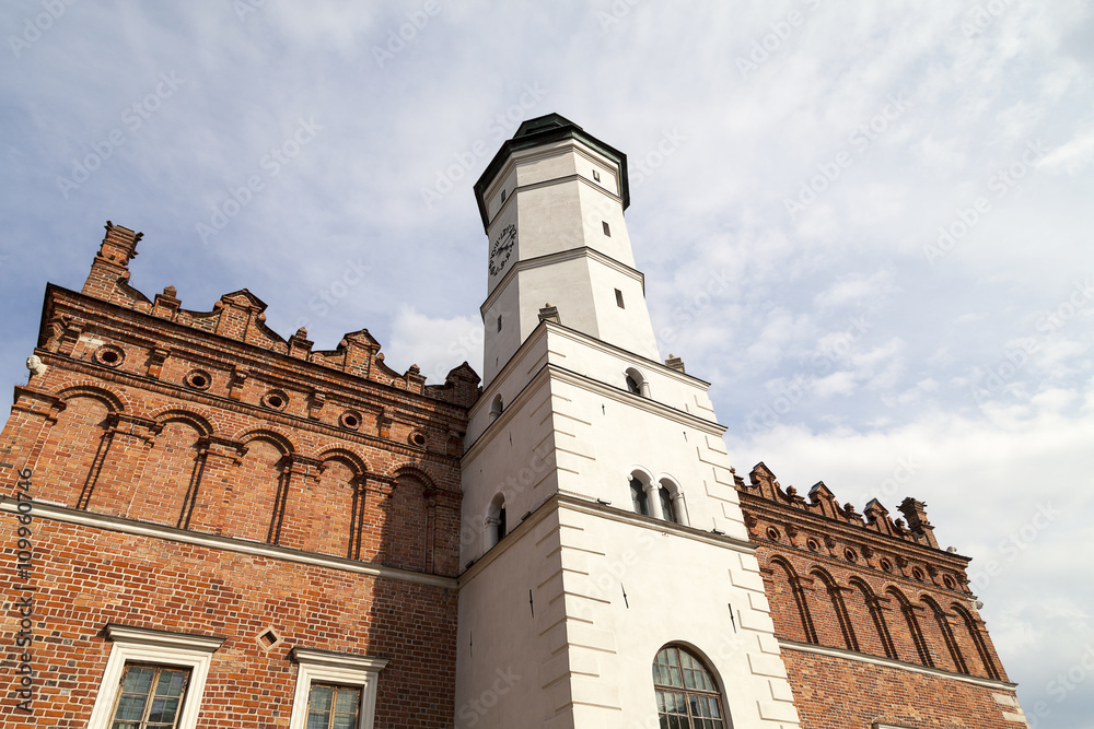 XIV century Town Hall on the market , Sandomierz, Poland