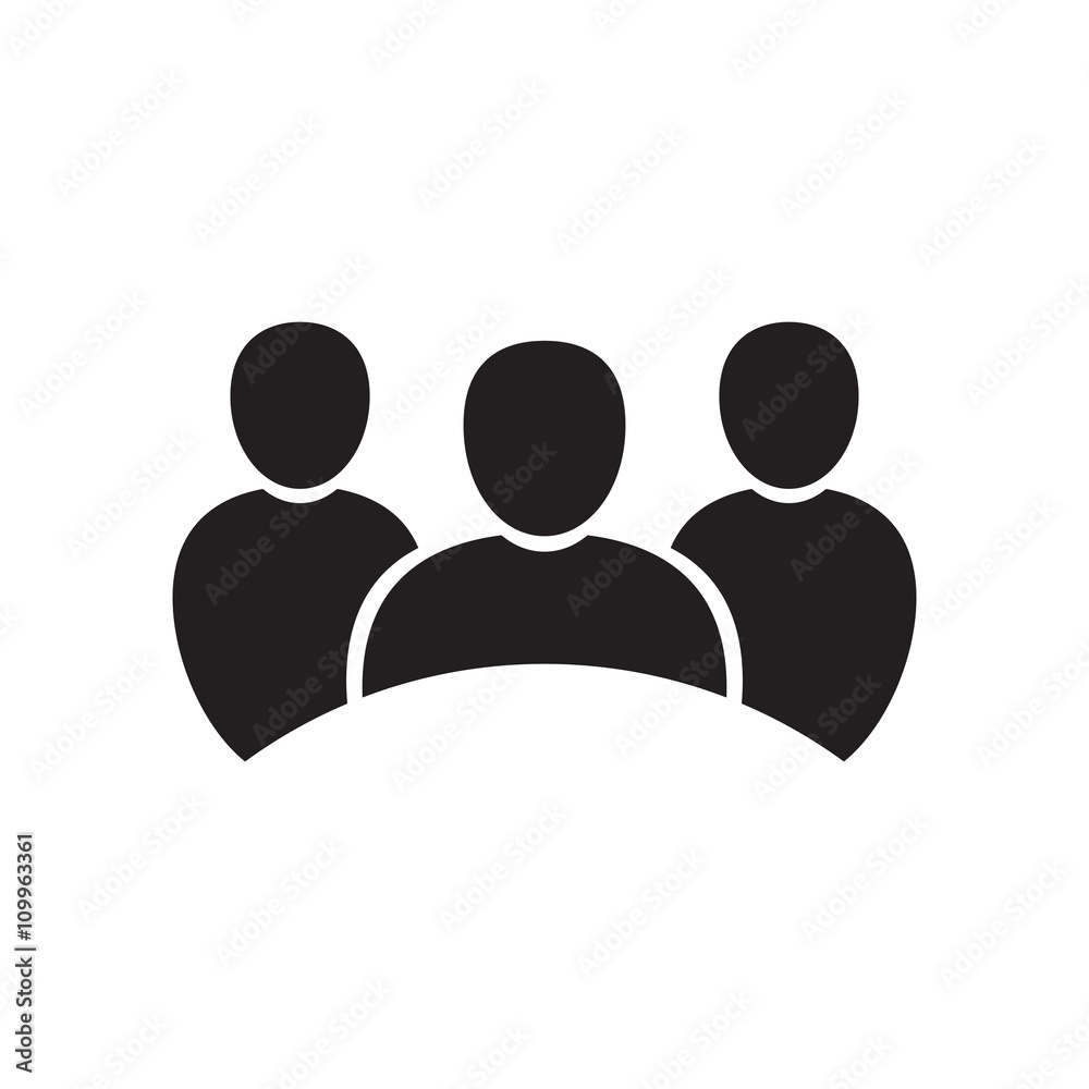 People icon flat - Vector People icon flat - Vector