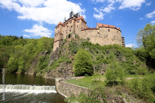 Obraz na płótnie Burg Kriebstein 17 w salonie