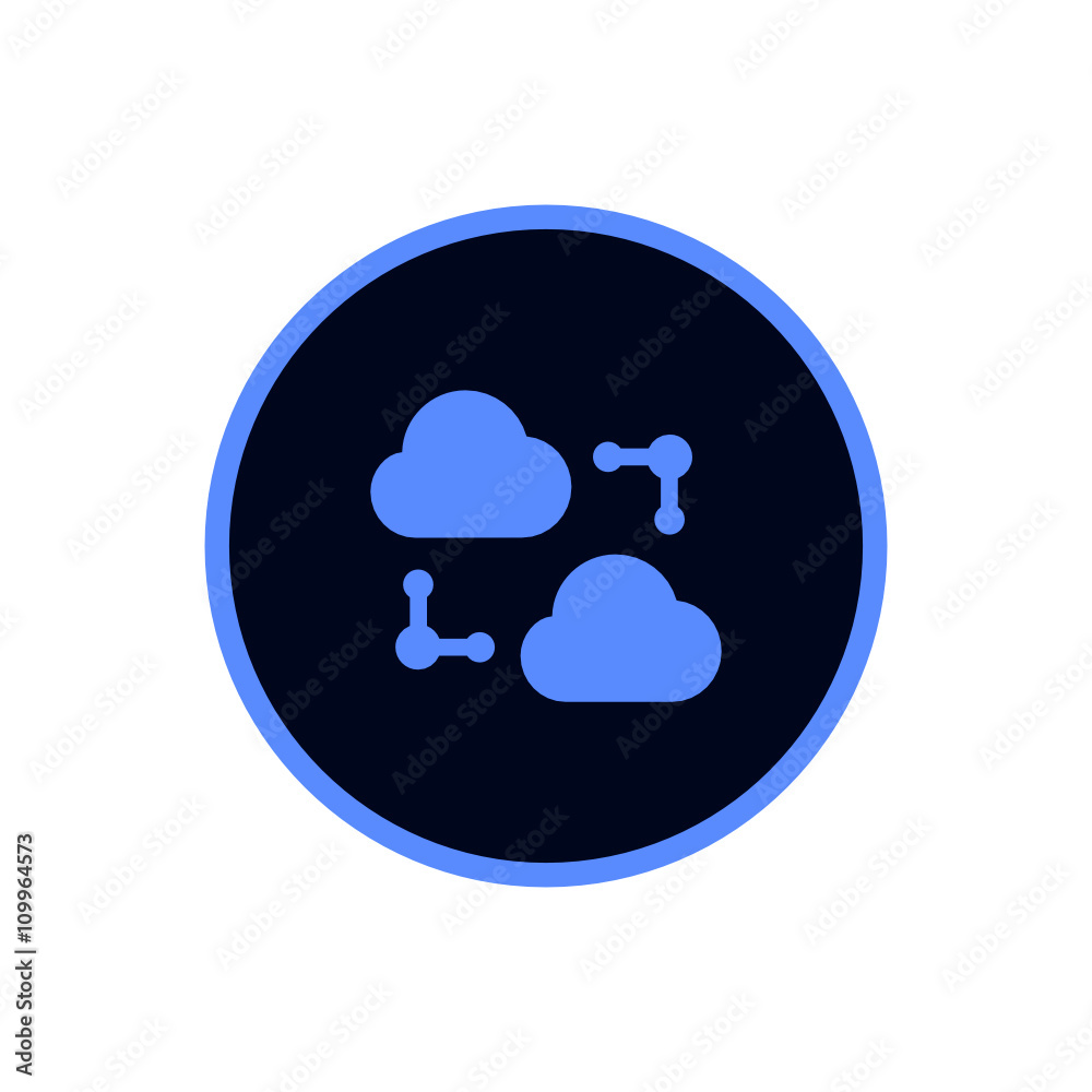 Obraz premium Colorful CC Button